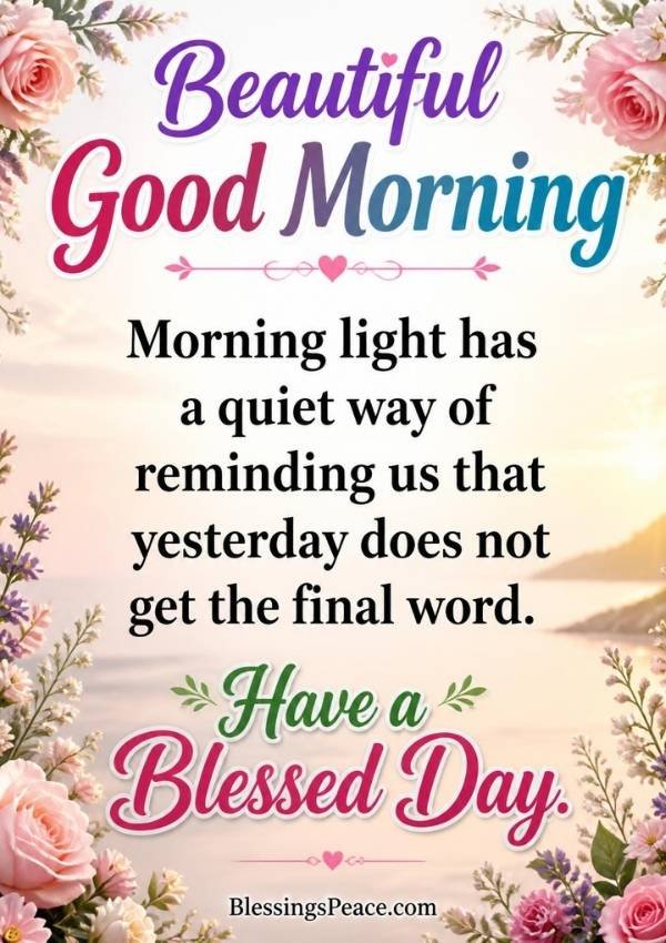 Beautiful Good Morning Blessings