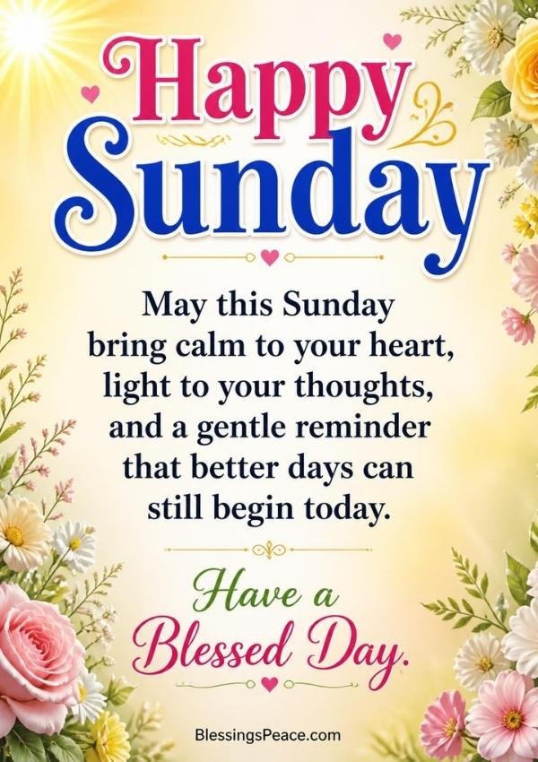 Sunday Blessings