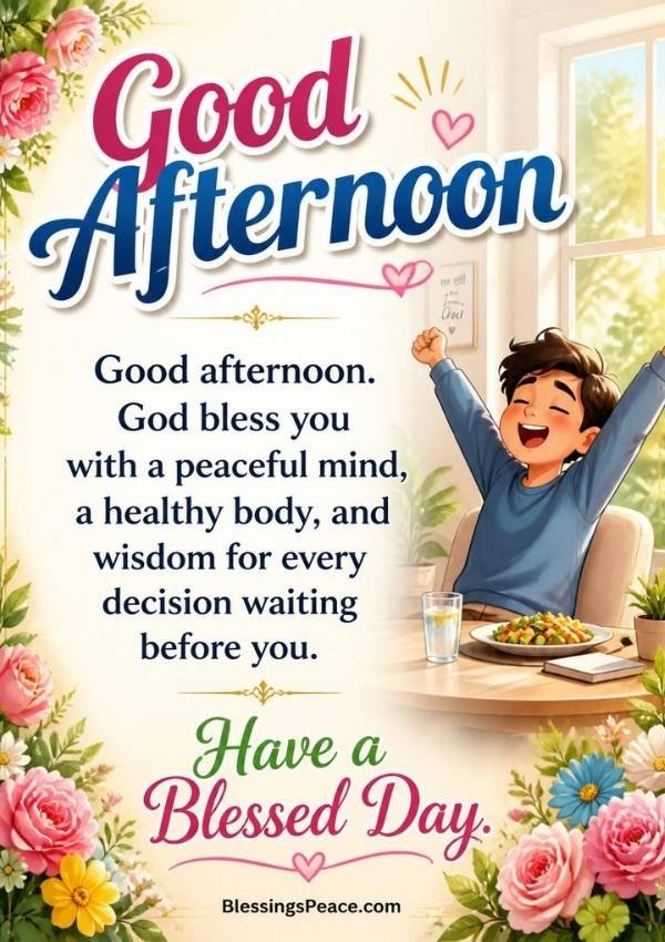 Good Afternoon Messages