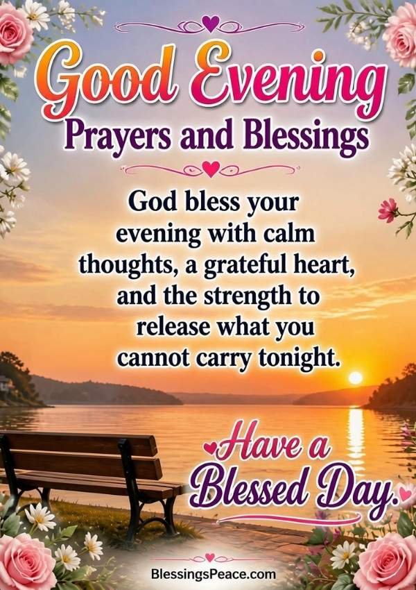 Good Evening Prayers and Blessings