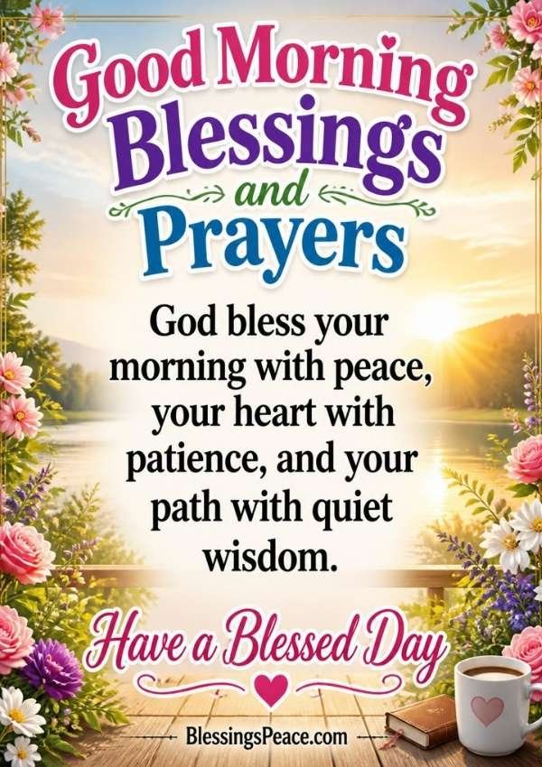 Good Morning Blessings and Prayers