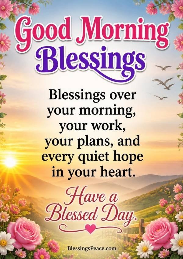 Good Morning Blessings