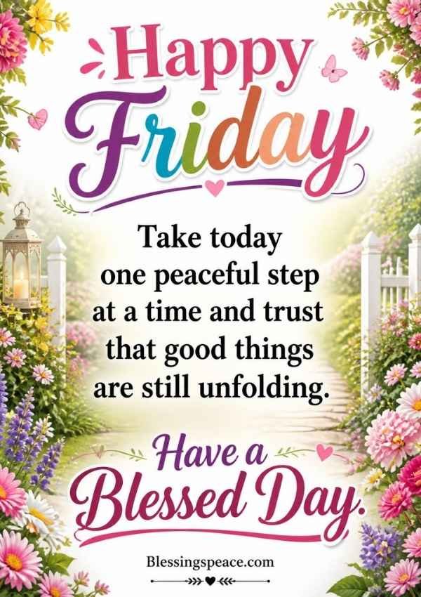 Blessed Friday Messages