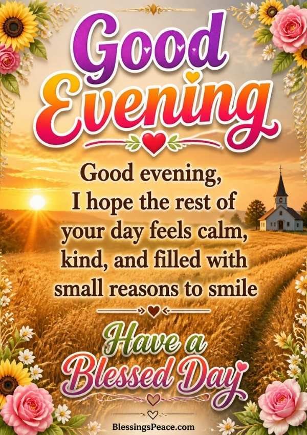 Good Evening Blessings