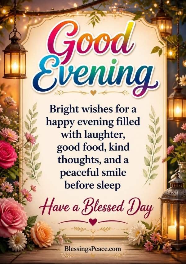 Good Evening Blessings