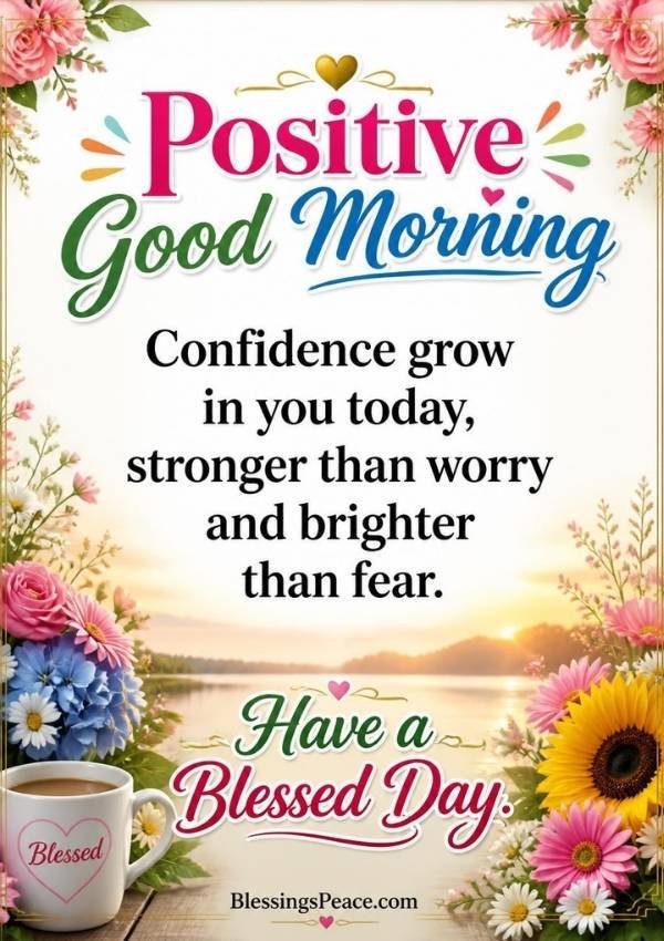Positive Good Morning Blessings