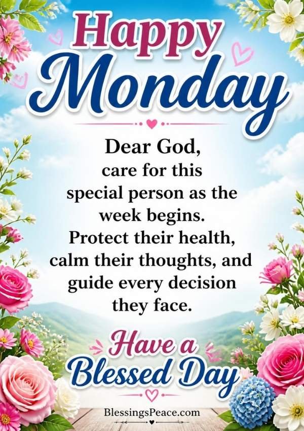 Positive Monday Blessings