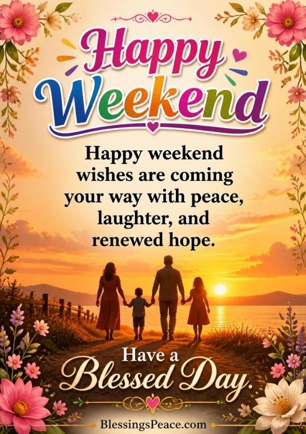 Weekend Saturday Blessings