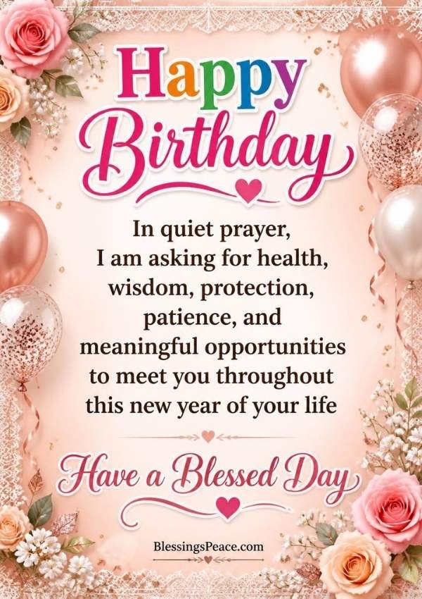 Happy Birthday Blessings 