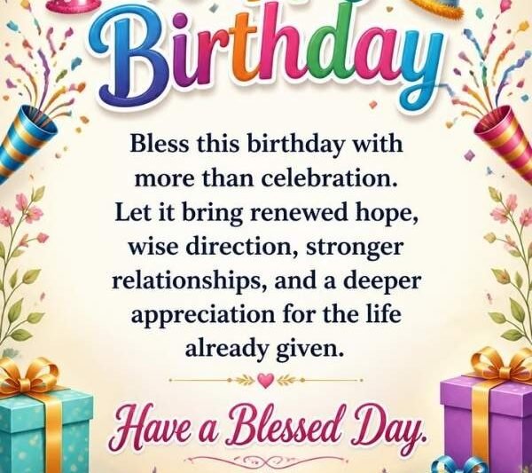 Happy Birthday Blessings