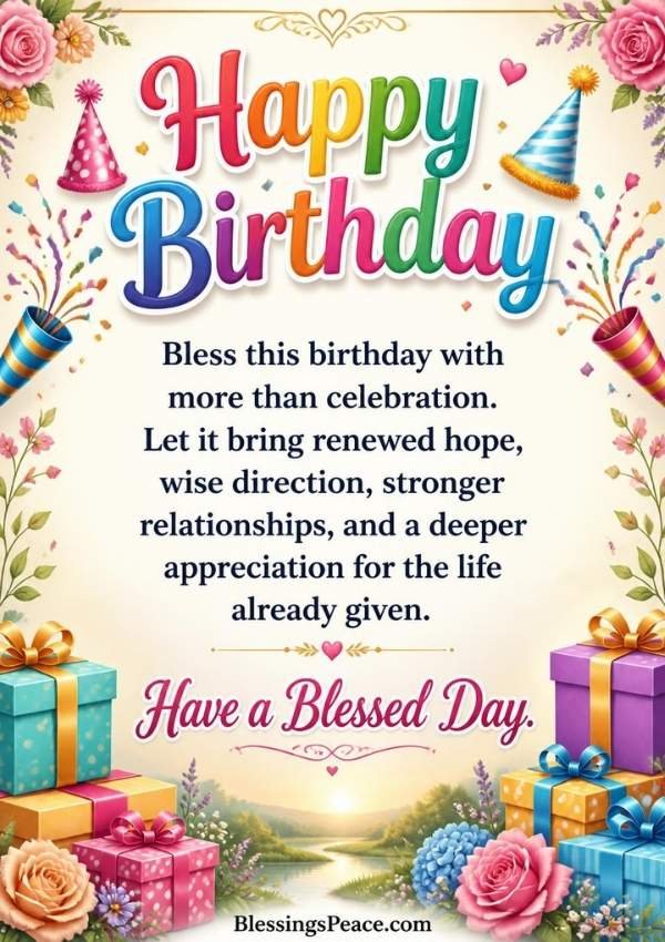Happy Birthday Blessings