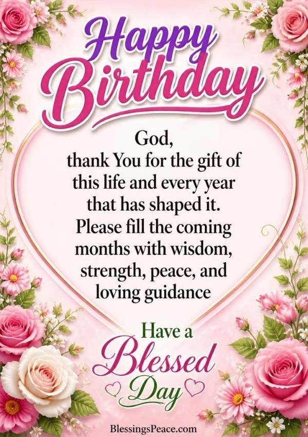 Happy Birthday Blessings