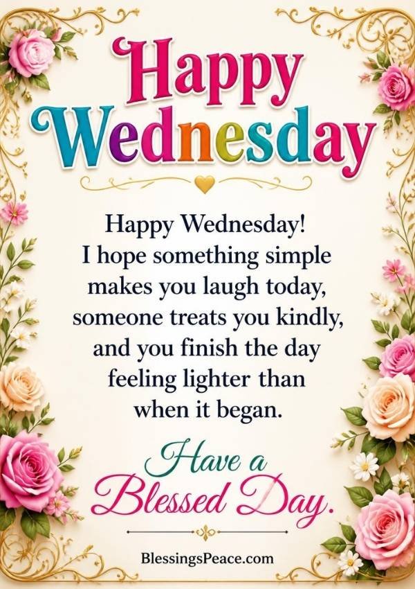 Happy Wednesday Blessings