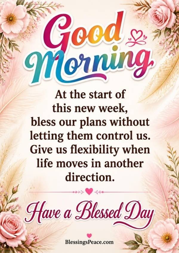 Monday Morning Blessings and Prayers
