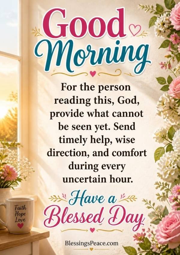 Good Morning Monday Blessings