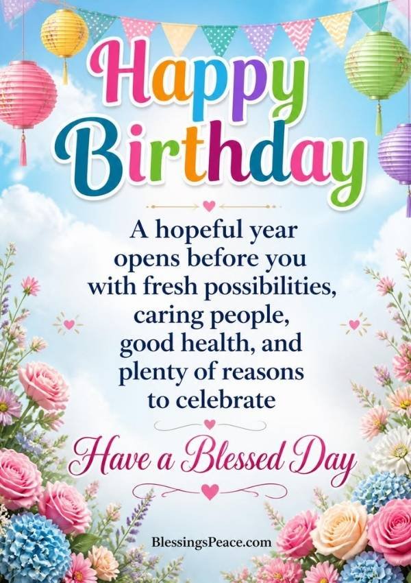 Happy Birthday Blessings
