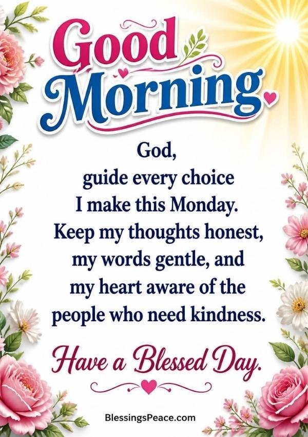 Monday Blessings Quotes