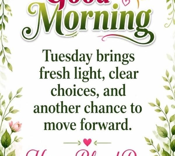 Good Morning Tuesday Blessings