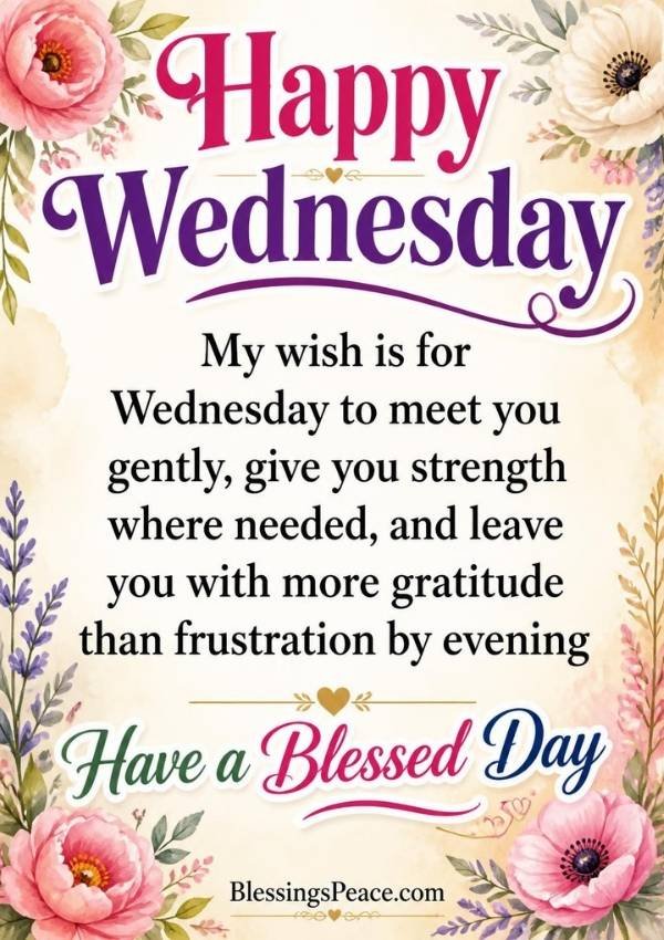 Wednesday Blessings Quotes