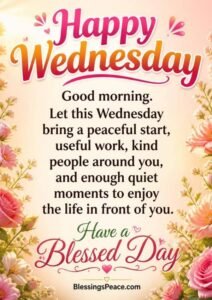 Wednesday Blessings