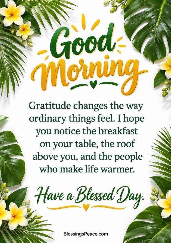 Good Morning Thankful Thursday Blessings