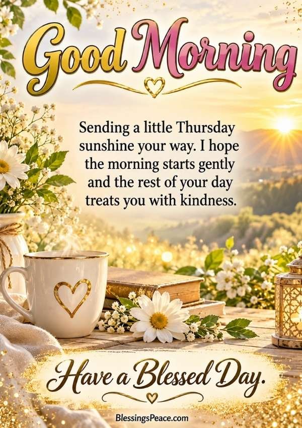 Good Morning Thursday Inspirational Blessings