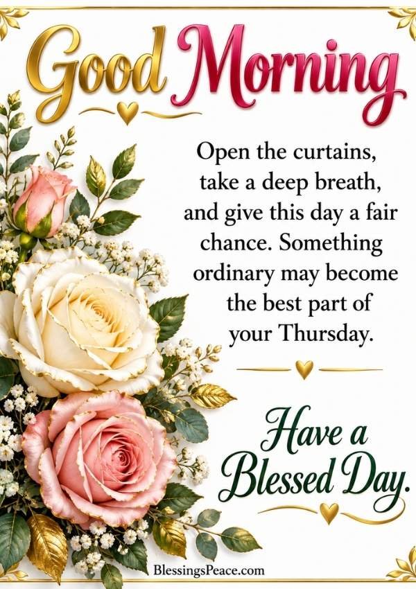 Good Morning Thursday Wishes