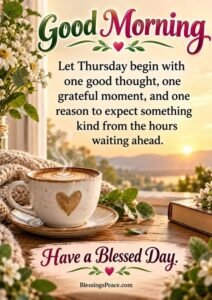 Thursday Morning Blessings and Prayers