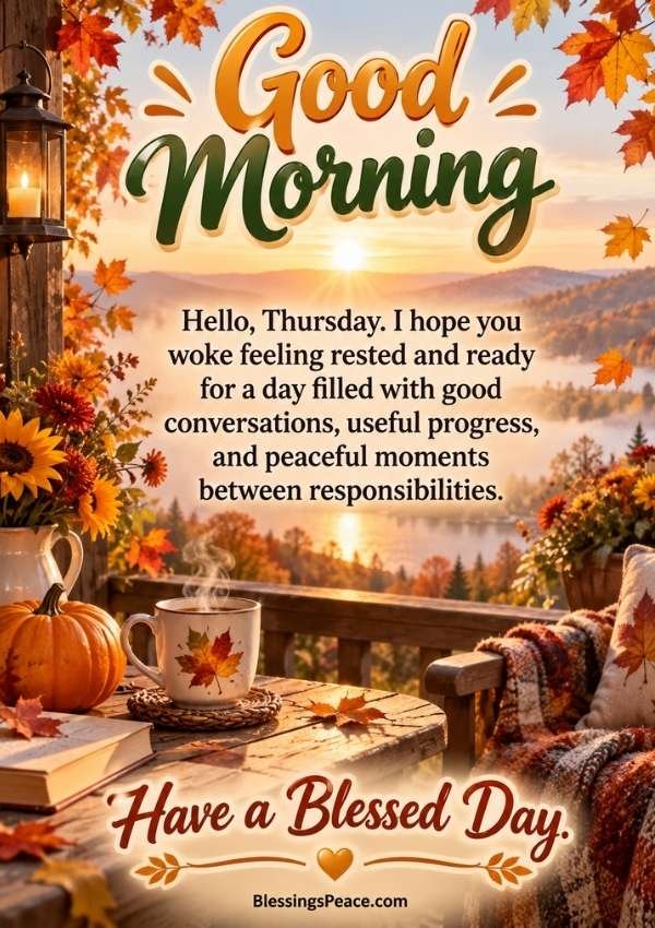 Thursday Morning Quotes and Short Blessings